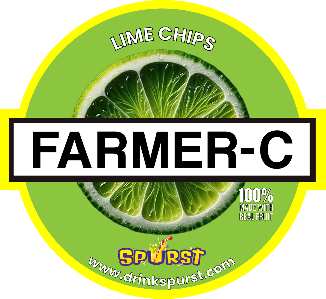 FarmerC Dried Lime Chips (3) 1.5 oz
