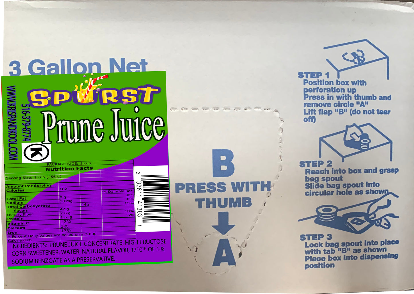 Prune Juice -Commercial Beverage Prune Drink| Spurst Beverage Corp