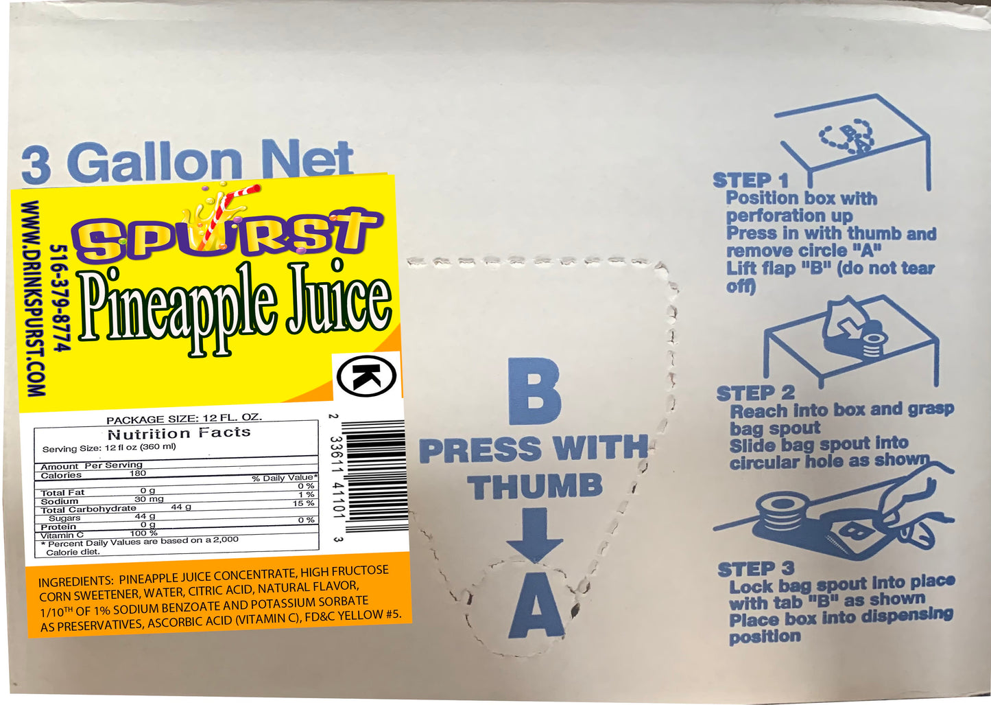 Pineapple Juice-Commercial Beverage Pineapple Juice| Spurst Beverage Corp