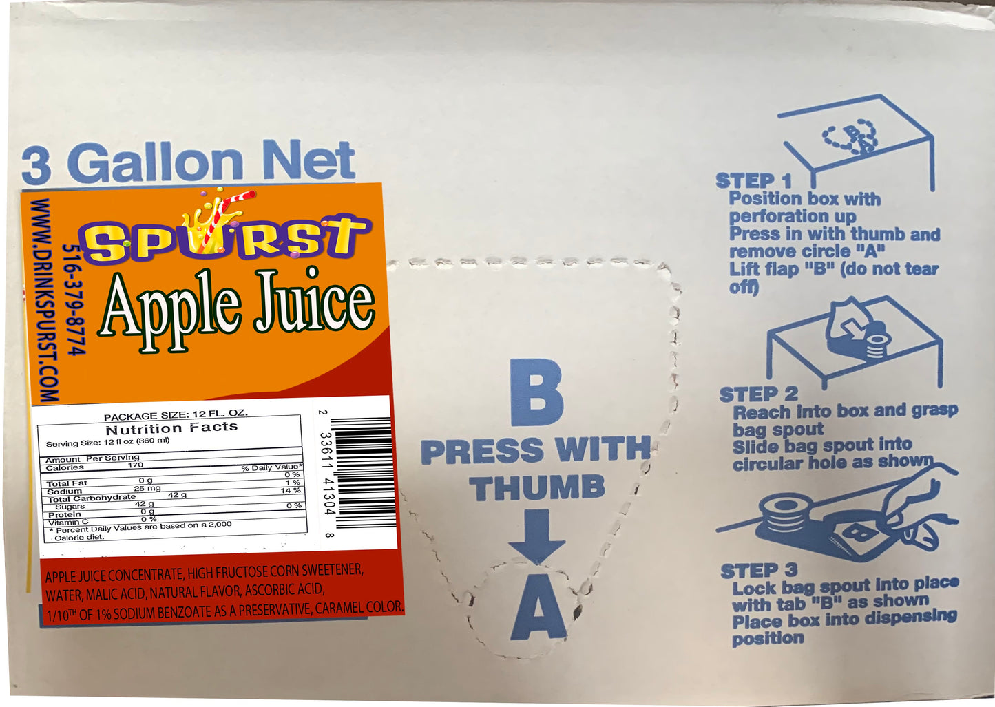 Apple Juice -Commercial Beverage Apple Juice| Spurst Beverage Corp