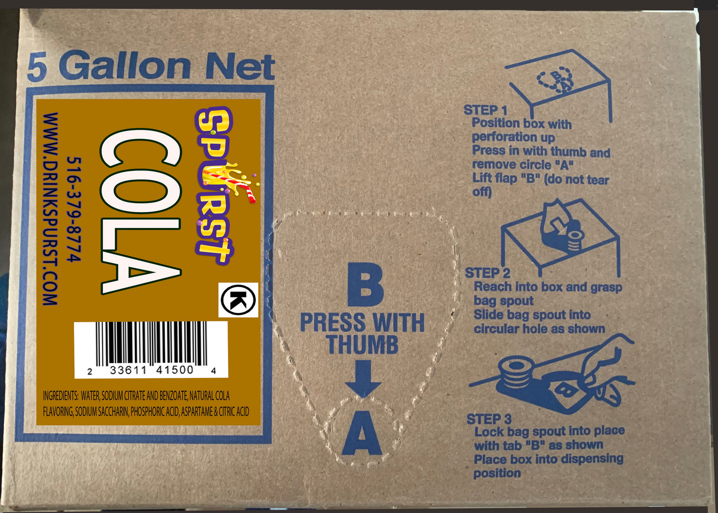 Cola Syrup-Commercial Beverage Lemon Lime Drink| Spurst Beverage Corp